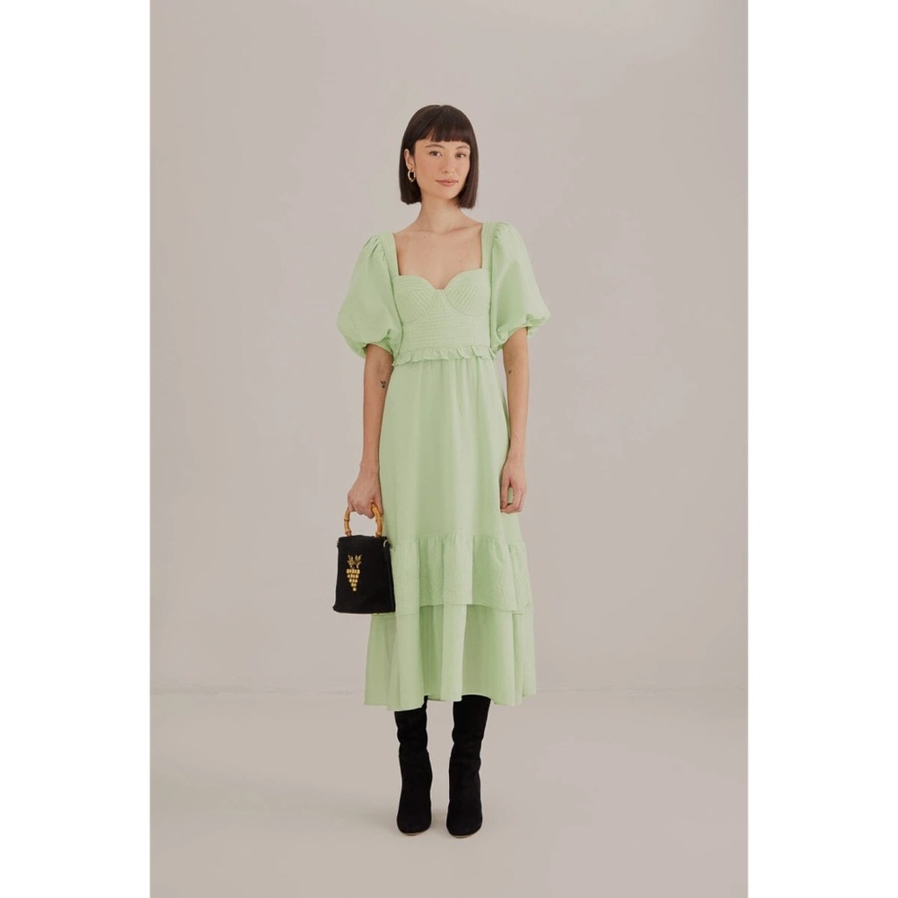 Farm Rio Mint Green Dress